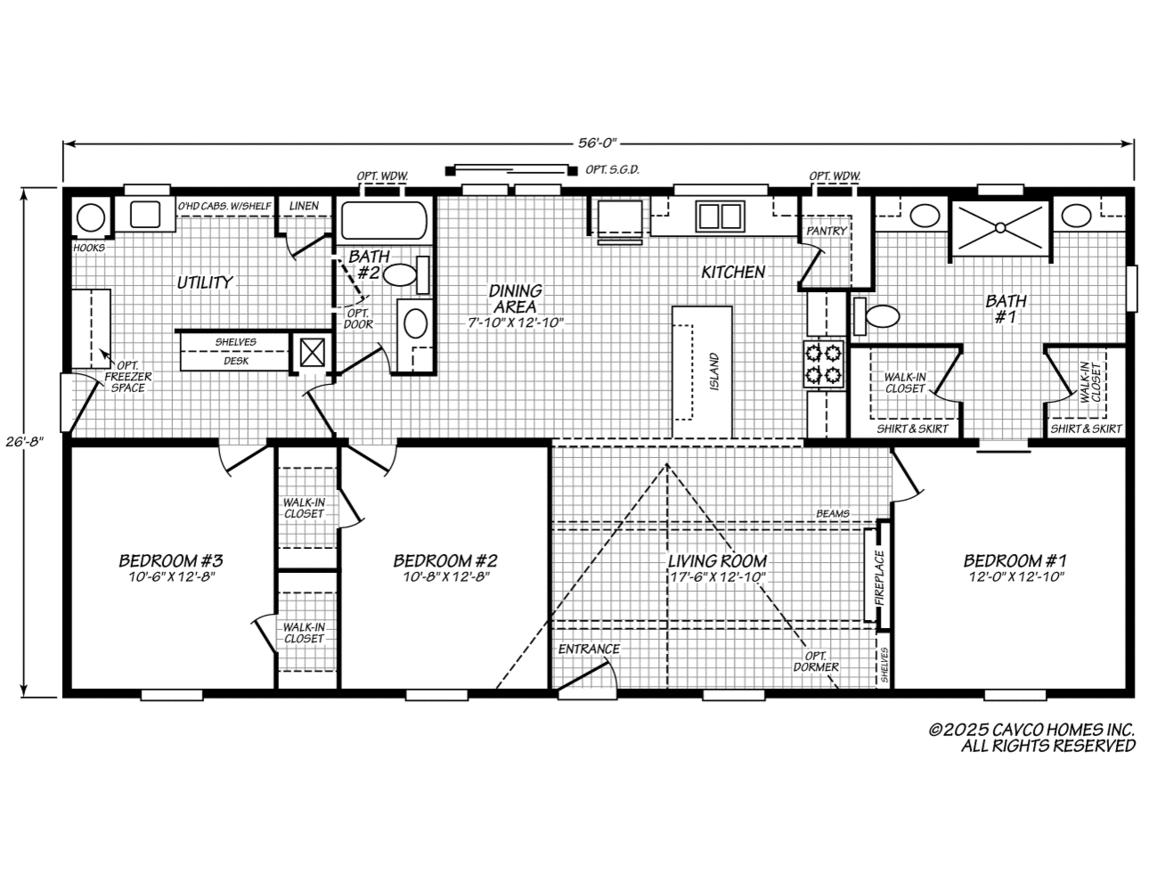 Cavco Fleetwood “Champ” 28563T Manufactured Home