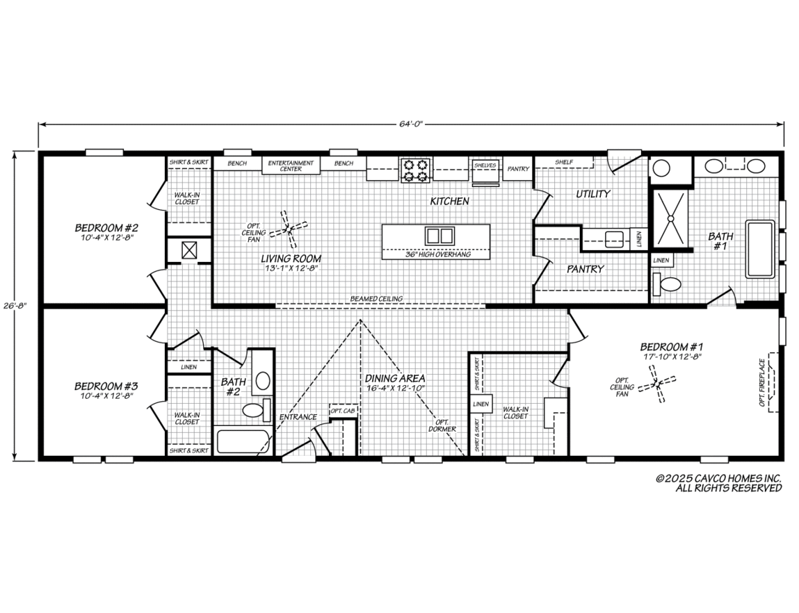 Cavco Fleetwood 28764E Manufactured Home