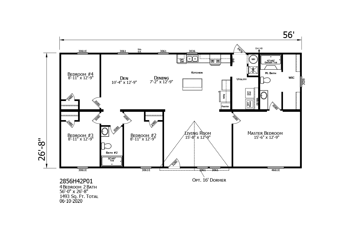 Cavco Entertainer Manufactured Home 250XZ28764E